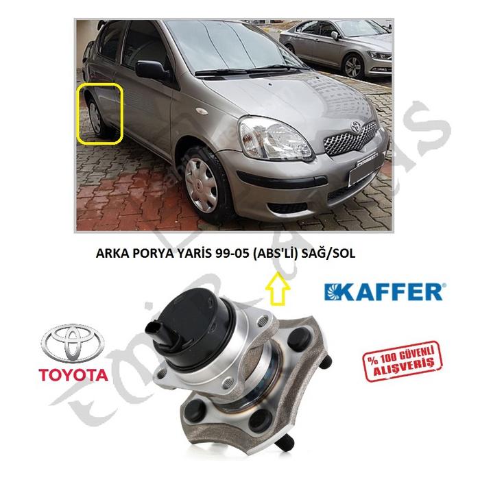 ARKA PORYA YARİS 99-05 (ABS\'Lİ) SAĞ SOL