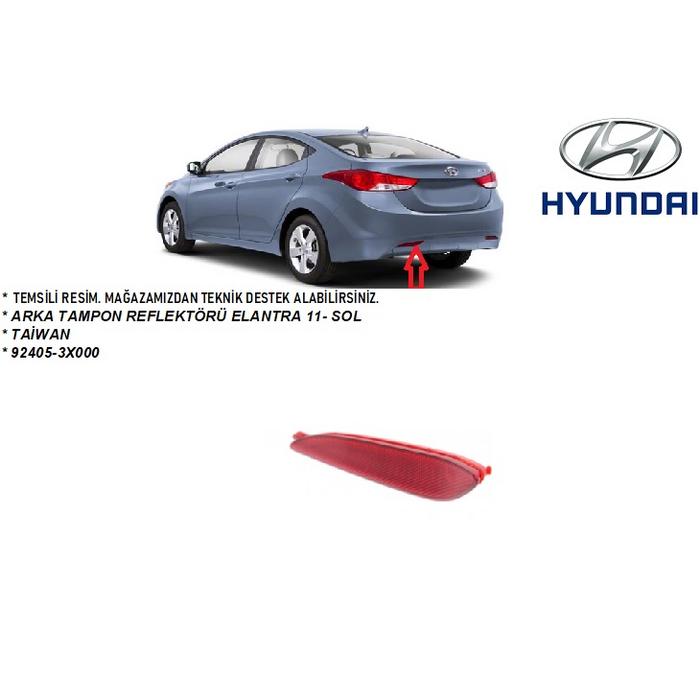 ARKA TAMPON REFLEKTÖRÜ ELANTRA 11- SOL