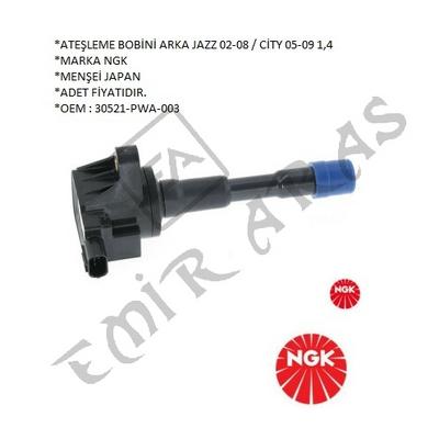 ATEŞLEME BOBİNİ ARKA JAZZ 02-08  CİTY 05-09 1,4