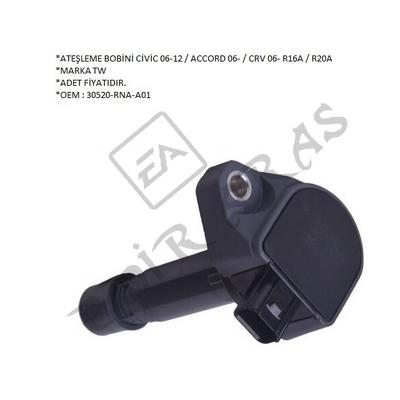 ATEŞLEME BOBİNİ CİVİC 06-12  ACCORD 06-  CRV 06- R16A  R20A