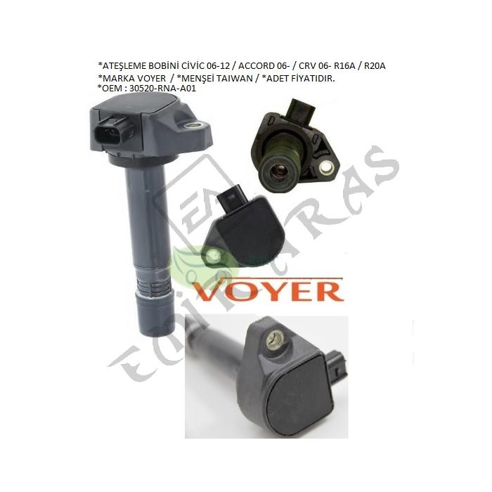 ATEŞLEME BOBİNİ CİVİC 06-12  ACCORD 06-  CRV 06- R16A  R20A