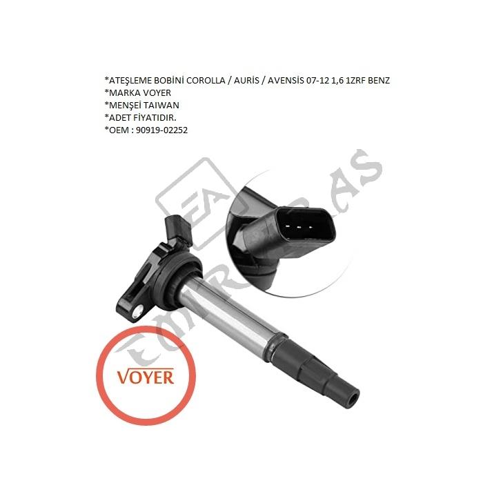 ATEŞLEME BOBİNİ COROLLA  AURİS  AVENSİS 07-12 1,6 1ZRF BENZ
