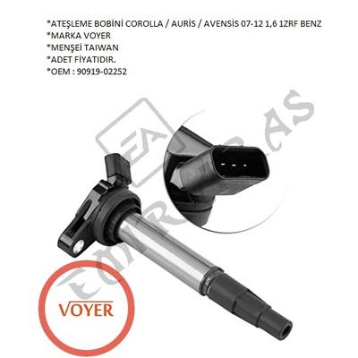 ATEŞLEME BOBİNİ COROLLA  AURİS  AVENSİS 07-12 12-18 1,6 1ZRF BENZ