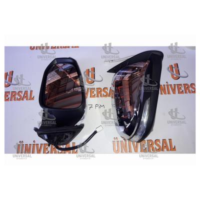 DİKİZ AYNASI SOL HİLUX 15-24 (ELEKTRİKLİ SİNYALLİ KATLANIR KROM)
