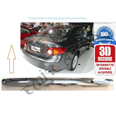 BAGAJ PLASTİĞİ ÇITASI COROLLA 07-09 (KROM)