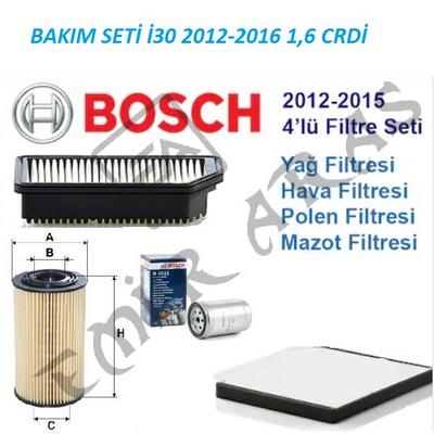 BAKIM SETİ İ30 12-16 1,6 CRDİ (BOSCH)
