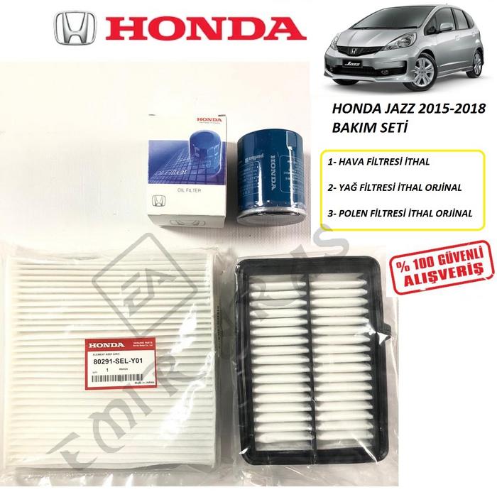 BAKIM SETİ JAZZ 2015-2018 (3 LÜ FİLTRE)