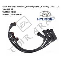BUJİ KABLOSU ACCENT 1,5 95-99 G4EK GETZ 1,3 00-05  İ10 07- 1,1