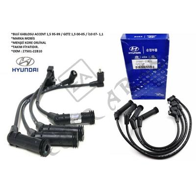 BUJİ KABLOSU ACCENT 1,5 95-99 G4EK GETZ 1,3 00-05  İ10 07- 1,1