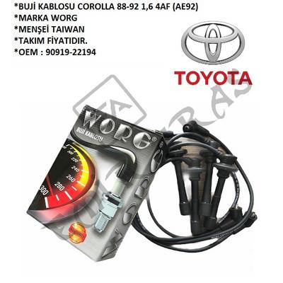 BUJİ KABLOSU COROLLA 88-92 1,6 4AF (AE92)