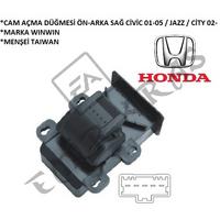 CAM AÇMA DÜĞMESİ ÖN ARKA SAĞ CİVİC HB 01-05  JAZZ  CİTY 02-