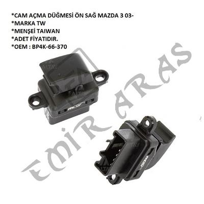 CAM AÇMA DÜĞMESİ ÖN SAĞ MAZDA 3 03-