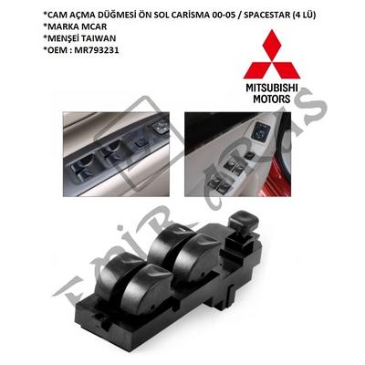 CAM AÇMA DÜĞMESİ ÖN SOL CARİSMA 00-05  SPACESTAR (4 LÜ)