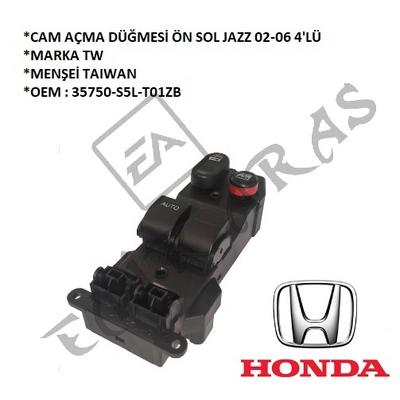CAM AÇMA DÜĞMESİ ÖN SOL CİVİC 01-05  JAZZ 02- CRV 02-06 4\'LÜ