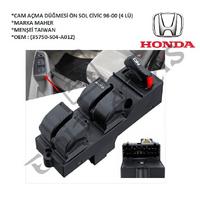 CAM AÇMA DÜĞMESİ ÖN SOL CİVİC 96-00 (4 LÜ) (35750-S04-A01Z)