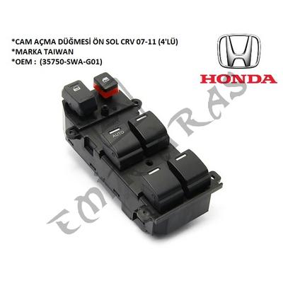CAM AÇMA DÜĞMESİ ÖN SOL CRV 07-11 JAZZ 09-11 (4\'LÜ) (35750-SWA-G01)