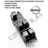 CAM AÇMA DÜĞMESİ ÖN SOL PRİMERA 97-00 (4\'LÜ) (25401-2F820)