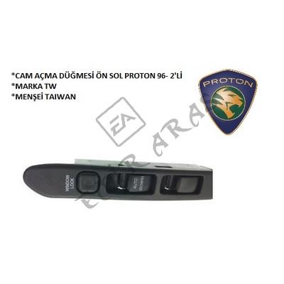 CAM AÇMA DÜĞMESİ ÖN SOL PROTON 96- 2\'Lİ