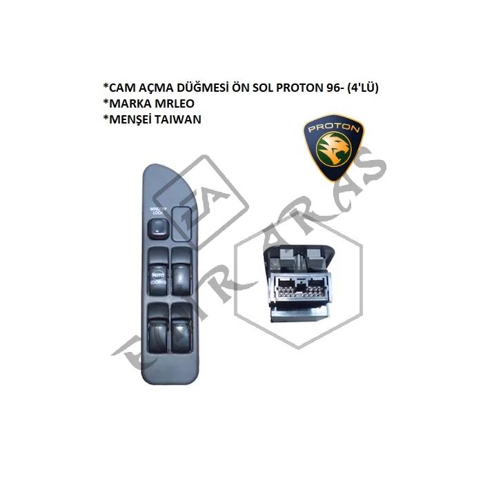 CAM AÇMA DÜĞMESİ ÖN SOL PROTON 96- 4\'LÜ