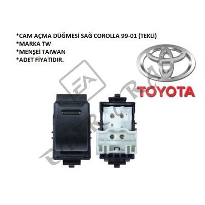 CAM AÇMA DÜĞMESİ SAĞ COROLLA 99-01 (TEKLİ)