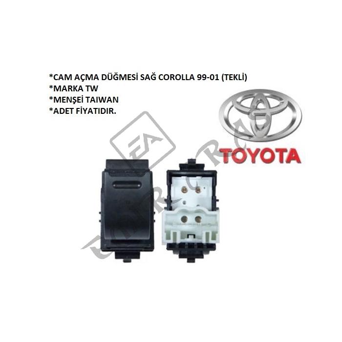 CAM AÇMA DÜĞMESİ SAĞ COROLLA 99-01 (TEKLİ)