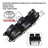 CAM AÇMA DÜĞMESİ SOL COROLLA 02-07 / AVENSİS 03-08 / VERSO 02- (4 LÜ)