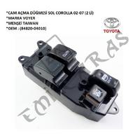 CAM AÇMA DÜĞMESİ SOL COROLLA 02-07 VERSO 02-06 ( 2 Lİ ) (84820-04010)