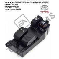 CAM AÇMA DÜĞMESİ SOL COROLLA 99-01 / 01-02 / RAV4 97-01 (2 Lİ)