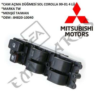 CAM AÇMA DÜĞMESİ SOL COROLLA 99-01 4 LÜ