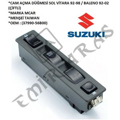 CAM AÇMA DÜĞMESİ SOL VİTARA 92-98  BALENO 92-02 (ÇİFTLİ) (37990-56B00)