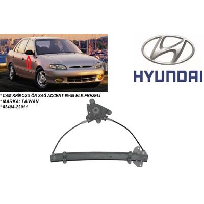 CAM KRİKOSU ÖN SAĞ ACCENT 95-99 ELEK. FREZELİ