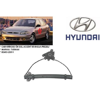 CAM KRİKOSU ÖN SOL ACCENT 95-99 ELEK. FREZELİ