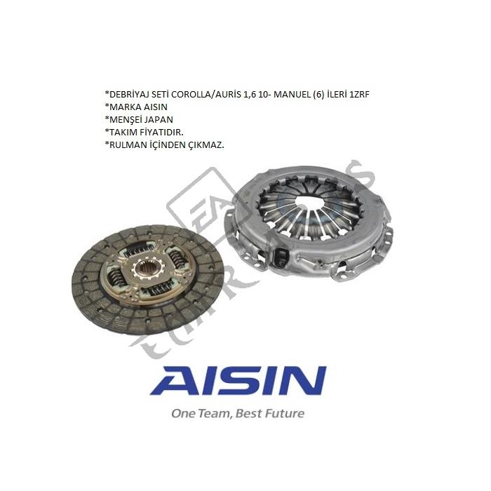 DEBRİYAJ SETİ COROLLA AURİS 1,6 10- MANUEL (6) İLERİ 1ZRF