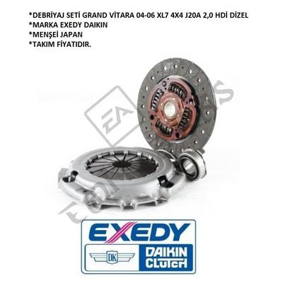 DEBRİYAJ SETİ GRAND VİTARA 04-06 XL7 4X4 J20A 2,0 HDİ DİZEL