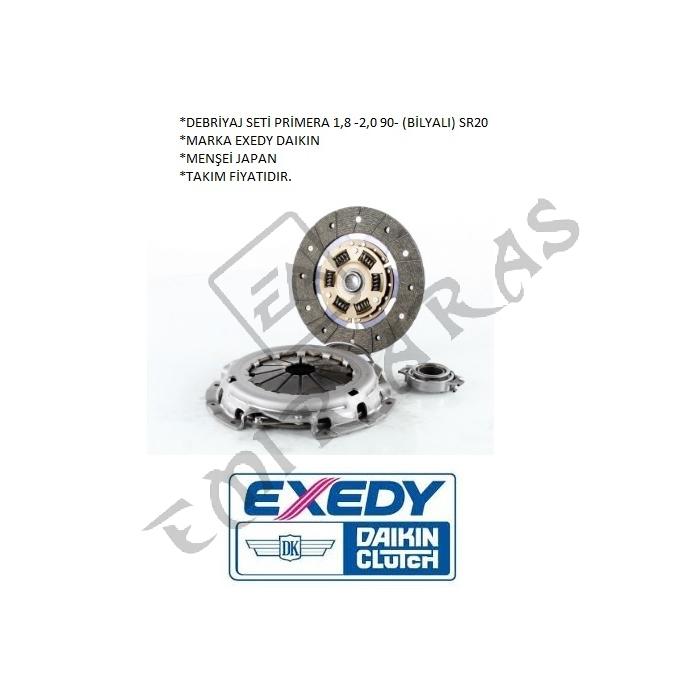 DEBRİYAJ SETİ PRİMERA 1,8 -2,0 90- (BİLYALI) SR20 / QG16 01- 1,6 (18 DİŞ)