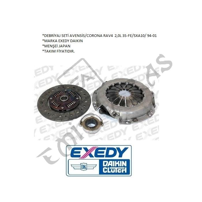 DEBRİYAJ SETİ RAV4  2,0L 3S-FESXA10 94-01