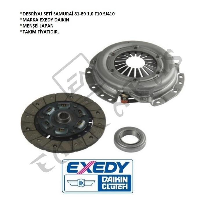 DEBRİYAJ SETİ SAMURAİ 81-89 1,0 F10 SJ410