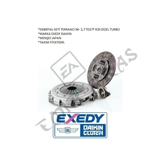 DEBRİYAJ SETİ TERRANO 96- 2,7 TD27T R20 DİZEL TURBO