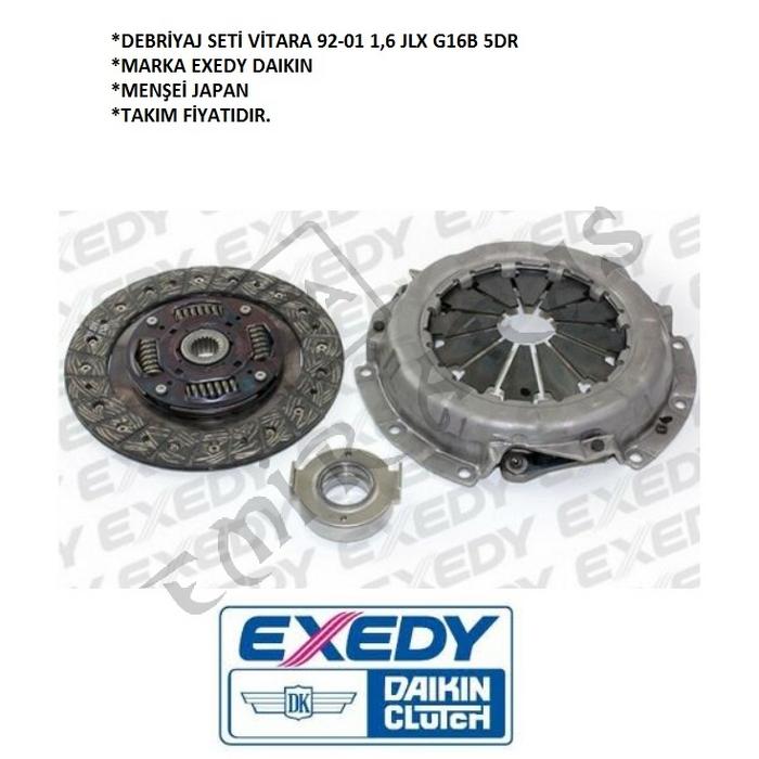 DEBRİYAJ SETİ VİTARA 92-01 1,6 JLX G16B 5DR