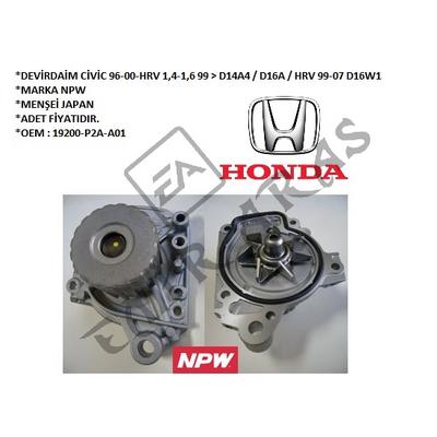 DEVİRDAİM CİVİC 96-00 D14A4 1,4 1,6 D16A HRV 99-07 1,6 D16W1