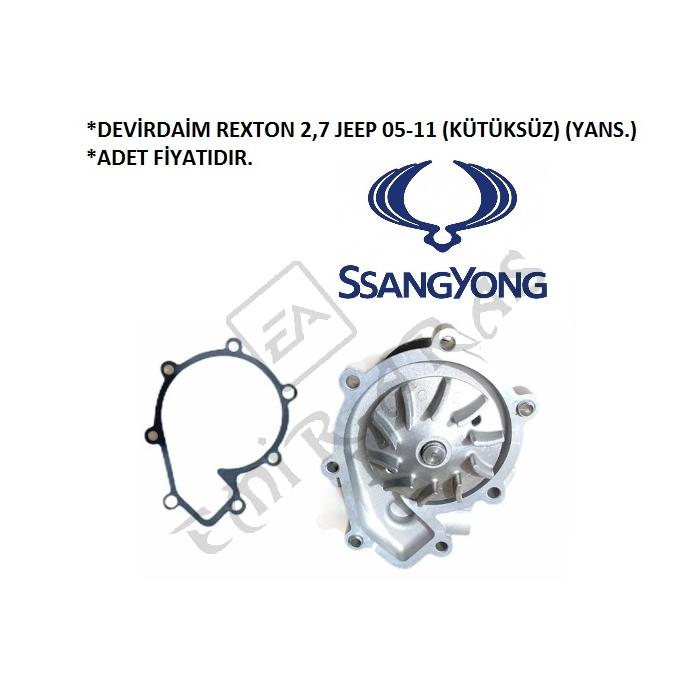 DEVİRDAİM REXTON 2,7 JEEP 05-11 (KÜTÜKSÜZ) (YANS.)