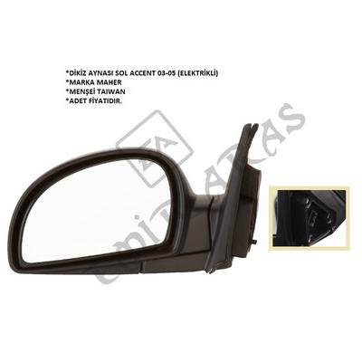 DİKİZ AYNASI SOL ACCENT 03-05 (ELEKTRİKLİ)