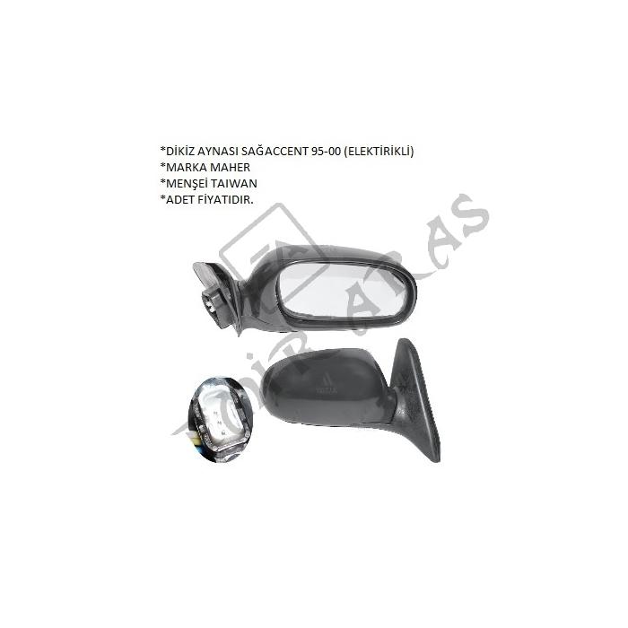 DİKİZ AYNASI SOL ACCENT 95-00 (ELEKTİRİKLİ)