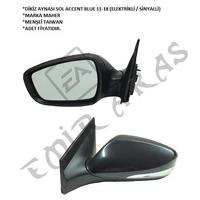 DİKİZ AYNASI SOL ACCENT BLUE 11-18 (ELEKTRİKLİ  SİNYALLİ)