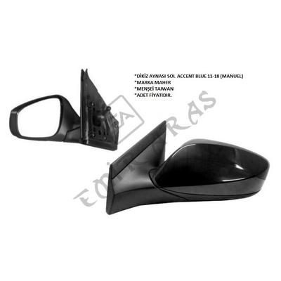 DİKİZ AYNASI SOL ACCENT BLUE 11-18 (MANUEL)