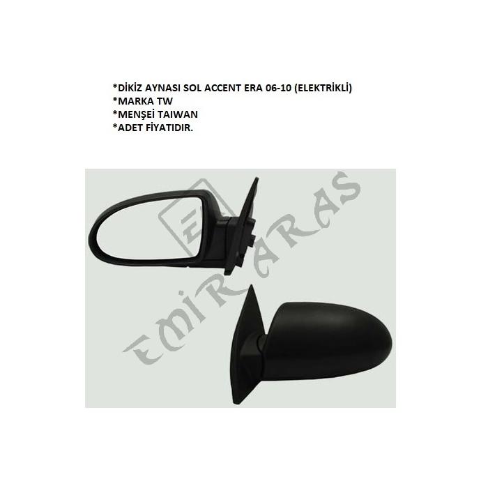 DİKİZ AYNASI SOL ACCENT ERA 06-10 (ELEKTRİKLİ)