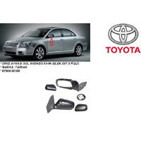 DİKİZ AYNASI SOL AVENSİS 03-06 (ELEK.ISIT.5 FİŞLİ)