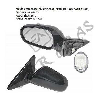 DİKİZ AYNASI SOL CİVİC 96-00 (ELEK. HB)