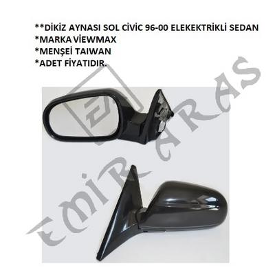 DİKİZ AYNASI SOL CİVİC 96-00 ELEK. SDN