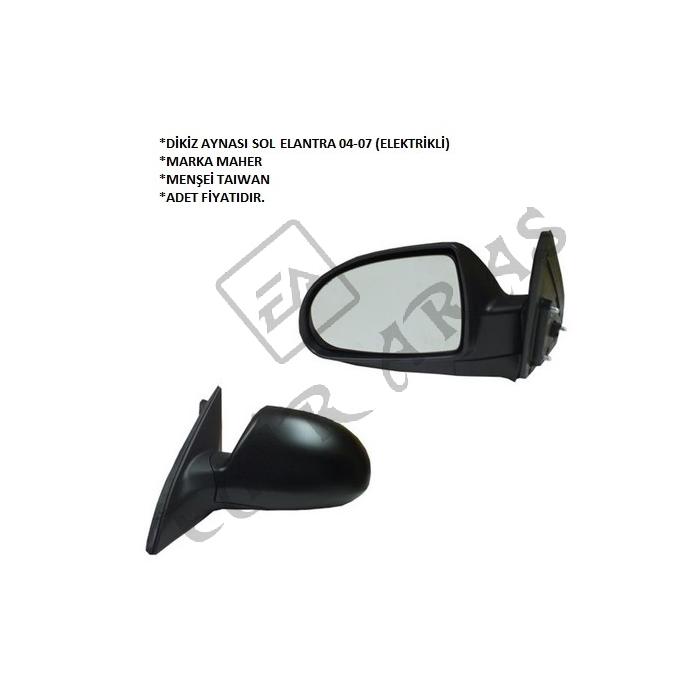 DİKİZ AYNASI SOL ELANTRA 04-07 (ELEKTRİKLİ)